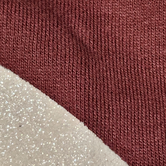 PUMA 》Girls burgundy Cold Shoulder sweater - Picture 5 of 5